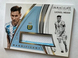 2021 Panini Immaculate Collection Lionel Messi MN-LM Magnificent Patch /99 - Picture 1 of 24