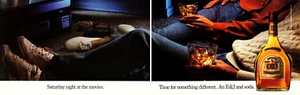 E&J BRANDY AD #3 RARE 1991 VINTAGE 2X HALF PAGES - Picture 1 of 1
