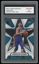 2020-21 PANINI CHRONICLES ROOKIES & STARS LAMELO BALL 1ST GRADED 10 ROOKIE CARD 