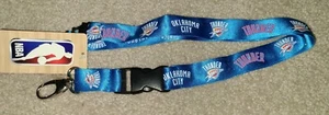 NBA Oklahoma City Thunder Breakaway Lanyard Keychain NWT Free Ship - Picture 1 of 1