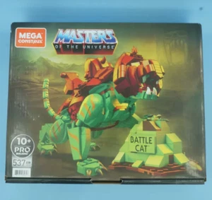 Mega Bloks Masters of The Universe He-Man GVY14 Cringer Battle Cat Action Figure - Picture 1 of 13