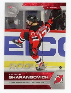 2020-21 Topps Yegor Sharangovich #8 New Jersey Devils novato pegatina de radiocontrol ¡Sp! - Imagen 1 de 2