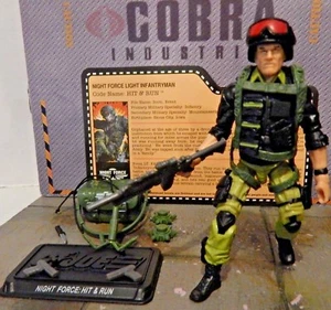 GI JOE ~ 2013 HIT & RUN ~ NIGHT FORCE ~ 100% Y TARJETA DE ARCHIVO ~ NOCTURNAL FIRE joecon - Imagen 1 de 1