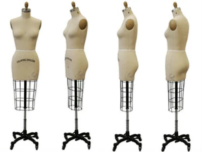 ROXY DISPLAY Professional Pro Female Working dress form Mannequin Half Size 12 Hip+ARM