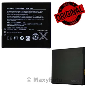 NOKIA BATTERIA LITIO ORIGINALE 2200 MAH 3.88V BV-L4A BULK LUMIA 830 - Foto 1 di 3