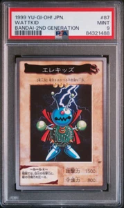 Wattkid Yugioh 1999 Bandai 2nd Generation Japanese #87 PSA 9 - Picture 1 of 2