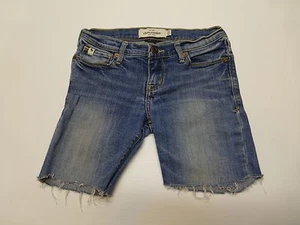 Abercrombie Shorts Girls Size 12 Slim Cut Off Jean Shorts Great Condition - Picture 1 of 3