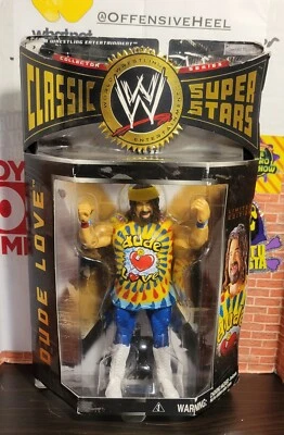 WWE Jakks Pacific Classic Superstars Dude Love 2004 Wrestling Mankind Mick Foley - Image 1 of 4