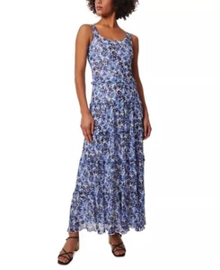 Maxi Vestido Jones New York Para Mujer Grande Multinivel Cuello Redondo Cottagecore - Imagen 1 de 7