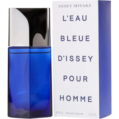 Issey Miyake L'Eau Bleue d'Issey Pour Homme 75ml Eau De Toilette EDT NEW NEU