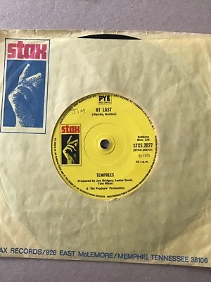 The Temprees - At Last / I”ll Live Her Life - Image 1 of 4