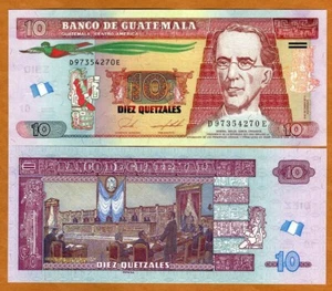 Guatemala, 10 Quetzales, 31-1-2018, P-New, UNC - Picture 1 of 1