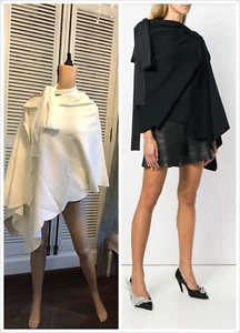 $ 2490 Valentino wickeln asymmetrisches Oberteil um, weiß - Neu mit Etikett Gr. S - Bild 1 von 9
