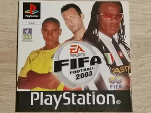 Manual Only Fifa Football 2003 sony PLAYSTATION 1 PS1 - Picture 1 of 1
