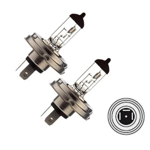 RARE P45T H4 Headlight Bulb 55/60w 60/55w Pair British Cars Austin Morris 1950's - Picture 1 of 4