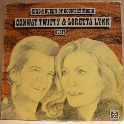 CONWAY TWITTY & LORETTA LYNN - DUETS - Vinyl LP - Hammard - VG FREE POST (2723) - Image 1 of 4