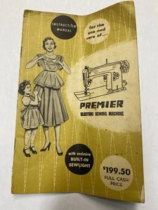 PREMIER Sewing Machine Instructions - Picture 1 of 2