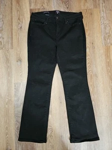 NYDJ Damen Jeans Größe 14 Barbara Bootcut Schwarz Lift Tuck Technologie - Bild 1 von 4