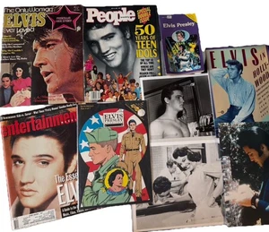 Elvis Memorabilia Fotos Zeitschriften Comic Vintage Lot - Bild 1 von 11