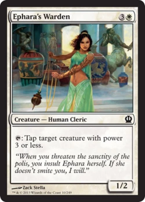 Ephara's Warden -Foil Medium Play MTG Theros - Image 1 of 1