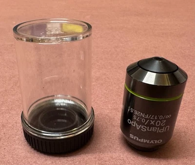 Olympus UPLANSAPO 20X/0.75 Plan Apo Apochromat Microscope Objective Lens UIS-2 - Image 1 of 4