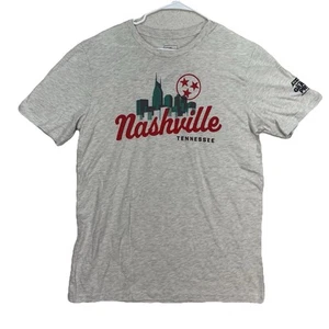 INDY CAR BIG MACHINE MUSIC CITY GRAND PRIX T SHIRT Unisex Large NASHVILLE GREY - Picture 1 of 6