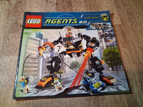LEGO Agents 8970 Robo Attack  Instructon Manual Only GUC No Bricks