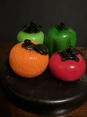 Фрукты и овощи ручной работы из художественного стекла в муранском стиле - Изображение 1 из 4