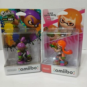 Nintendo Super Smash Bros. Amiibo Inkling & Inkling Boy - Picture 1 of 7