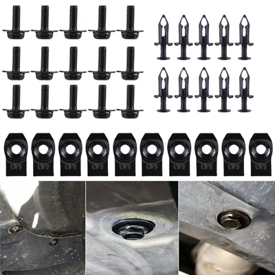 For BMW Body Bolts U-nut Clips - M6 Engine Under Cover Splash Shield Guard - Image 1 of 4