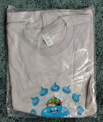 Camiseta rara Nintendo DS Dragon Quest, gris oscuro, gráficos ambos lados, L, nueva Foto 1 de 3