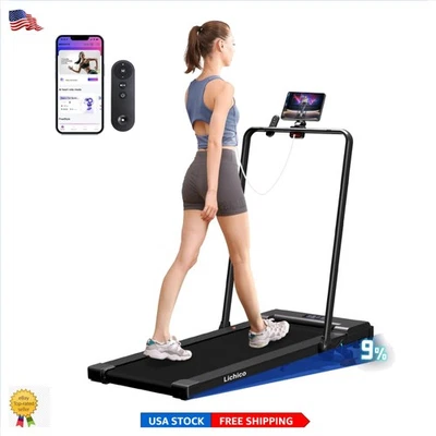 2-in-1 Foldable Treadmill with Manual Incline - Space-Saving Fitness Solution - Image 1 of 4