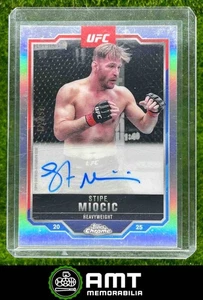 2025 Topps UFC Chrome Stipe Miocic Veteran Auto Refractor 172/199 Heavyweight - Picture 1 of 2