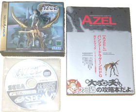 Azel Panzer Dragoon RPG W/Book Demo Disc Sega Saturn SS Lot 3 JP Import Tested