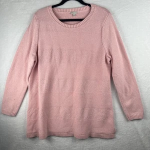 Suéter Talbots Rosa Texturizado Cuello Redondo Talla 2x  - Imagen 1 de 12