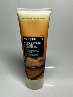 Korres Manteca Corporal Papaya Mango 7.95 OZ Crema Musturizante SELLADA DIFÍCIL DE ENCONTRAR Piel Seca Foto 1 de 3