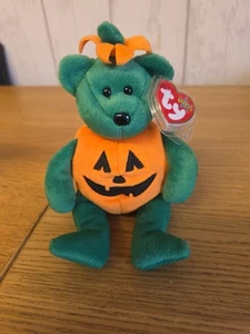 TY Beanie Baby Tricky Halloween Kürbis - Bild 1 von 11