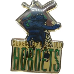 Prendedor de béisbol vintage Severna Park Maryland Hornets solapa - Imagen 1 de 6