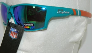 Miami Dolphins Football Sunglasses Polarized lens NFL Team Logo edge glasses New - Picture 1 of 8