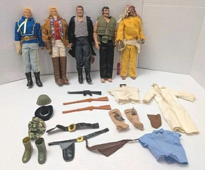 Lot Of 5 1993 FRONTIER HEROES WESTERN CIVIL WAR 12” ACTION FIGURE - Picture 1 of 5