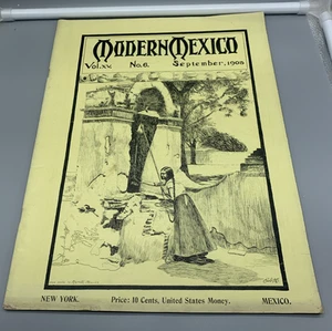 Vintage September 1903 Modern Mexico Magazine Vol. XV No. 6 - Picture 1 of 5