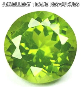 8.5mm ROUND NATURAL GREEN PERIDOT GEM GEMSTONE - Picture 1 of 1