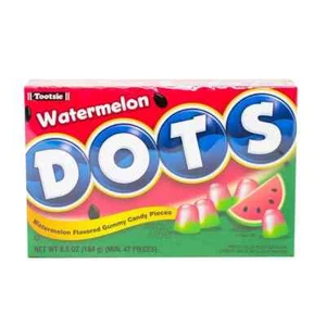 Tootsie WATERMELON DOTS 6.5 oz Fruit Flavored Gumdrops Gum Drops ** BB 1/2025 ** - Picture 1 of 1