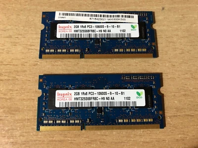 KIT 4GB DDR3 SODIMM - 2 X HMT325S6BFR8C - Immagine 1 di 2