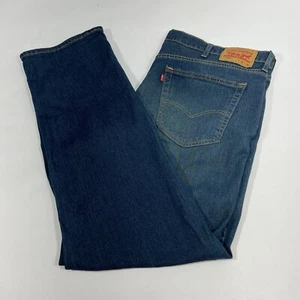 Levis 541 Athletic Fit Taper Leg Jeans Men’s 42x32 Stretch Blue Denim Pants - Picture 1 of 9