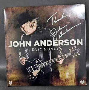 John Anderson “Easy Money” 2LP/Warner Bro. White Lbl Promo Gate Autographed w/CD - Picture 1 of 5