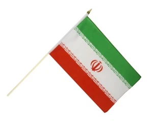 Iran Stockflagge Flaggen Fahnen Stockfahne 30x45cm - Bild 1 von 1