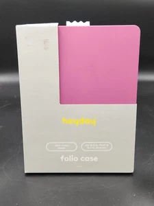 Heyday Folio Case with Stylus Holder for iPad 10.2" and iPad Air 10.5. Pink - Picture 1 of 4