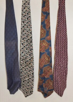 4  Silk Ties Countess Mara / Julien Jett / TKS / Santoni  WIDE - Image 1 of 4