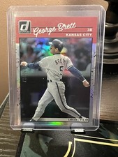 2023 Donruss Baseball Retro Base Career Stat Line #284 George Brett /317